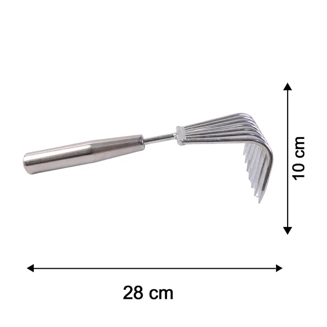 Stainless Steel Garden Rake – Durable & Rust-Resistant Tool for Easy Gardening