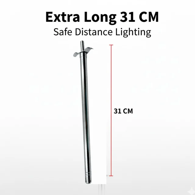 Stainless Steel Gas Lighter – Long Spark for Kitchen | CookAura