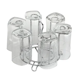 Stainless Steel Glass Stand – Round Kitchen Holder | Storenzo