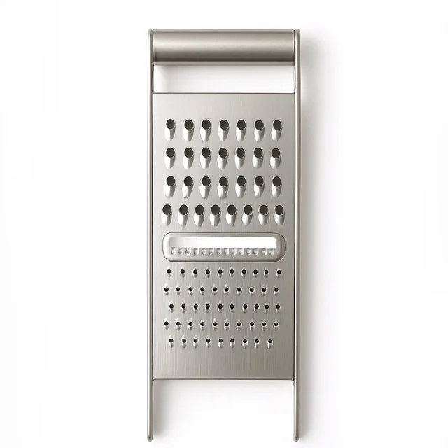 Stainless Steel Grater & Slicer – 3-in-1 Multipurpose Kitchen Tool