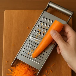 Stainless Steel Grater & Slicer – 3-in-1 Multipurpose Kitchen Tool