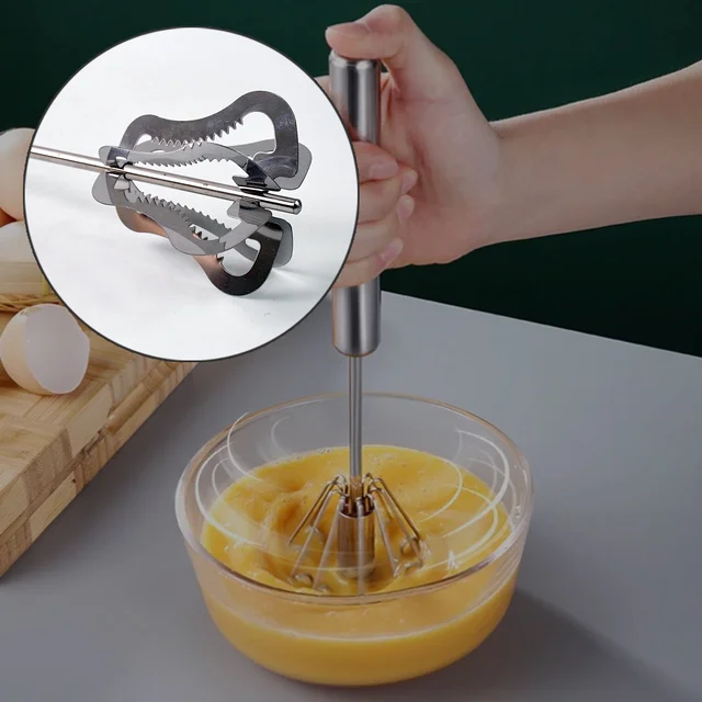 Stainless Steel Handy Churner – Manual Whisk for Lassi & Eggs