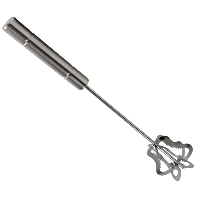 Stainless Steel Handy Churner – Manual Whisk for Lassi & Eggs