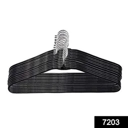 Stainless Steel Hangers – Durable 10-Pack Wardrobe Organiser | BathNova