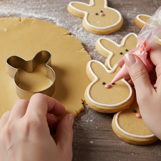 Stainless Steel House Shape Cookie Cutter Set – 3 Durable Baking Molds