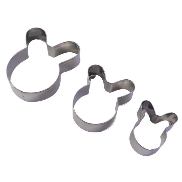 Stainless Steel House Shape Cookie Cutter Set – 3 Durable Baking Molds