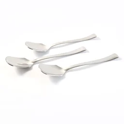 Stainless Steel Ice-Cream Spoon Set – Durable & Mirror Polished