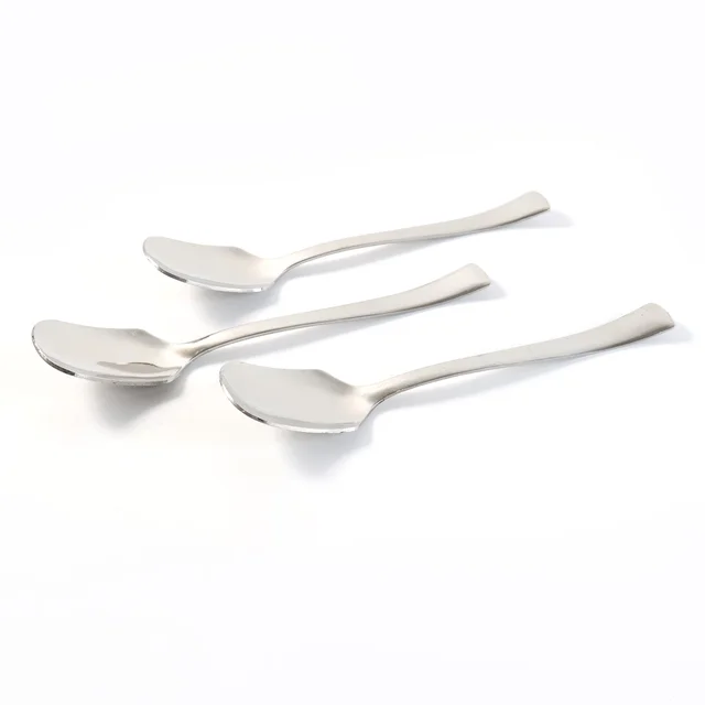 Stainless Steel Ice-Cream Spoon Set – Durable & Mirror Polished
