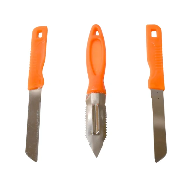 Stainless Steel Kitchen Knife Set – 3-in-1 Multipurpose | Quickslice