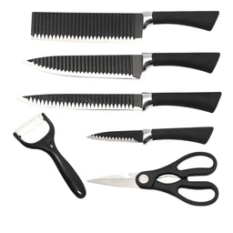 Stainless Steel Knife Set – 6-Piece Kitchen Tools | Quickslice