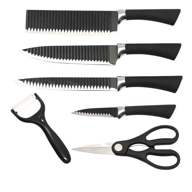 Stainless Steel Knife Set – 6-Piece Kitchen Tools | Quickslice