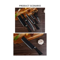 Stainless Steel Knife Set – 6-Piece Kitchen Tools | Quickslice