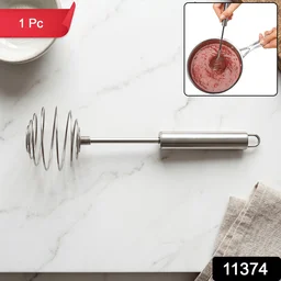 Stainless Steel Large Round Spring Whisk – Durable Kitchen Tool
