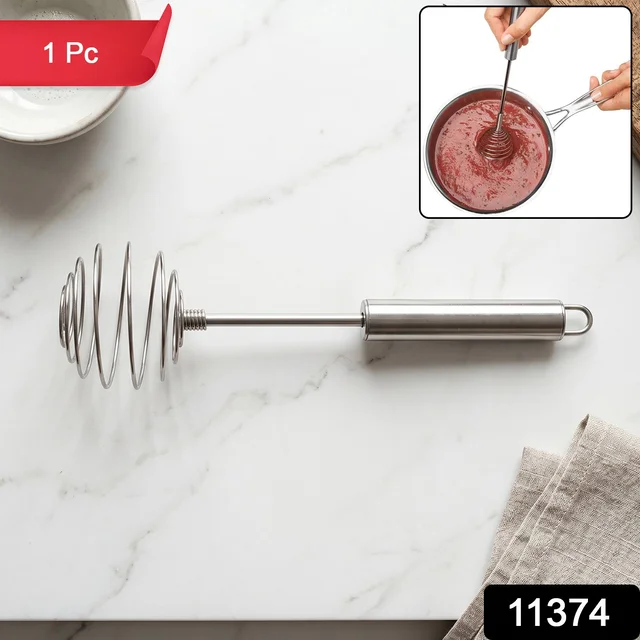 Stainless Steel Large Round Spring Whisk – Durable Kitchen Tool