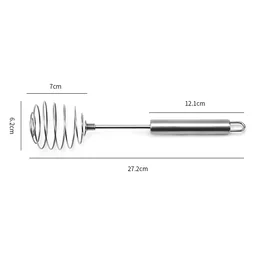 Stainless Steel Large Round Spring Whisk – Durable Kitchen Tool