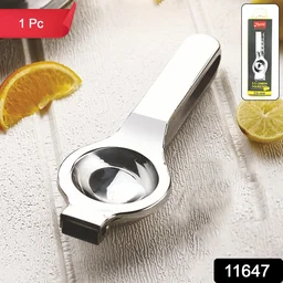 Stainless Steel Lemon Press – Heavy Duty Juicer with Ergonomic Handle