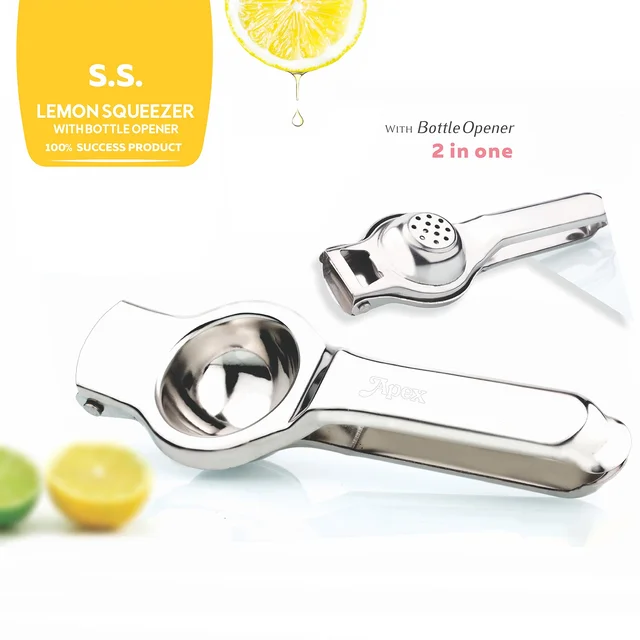 Stainless Steel Lemon Press – Heavy Duty Juicer with Ergonomic Handle