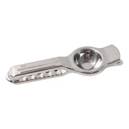 Stainless Steel Lemon Squeezer – 2-in-1 Juicer with Bottle Opener