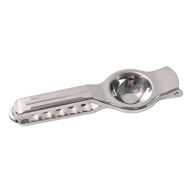 Stainless Steel Lemon Squeezer – 2-in-1 Juicer with Bottle Opener