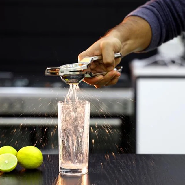 Stainless Steel Lemon Squeezer – Effortless Juicing | Indo Glow