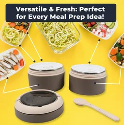 Stainless Steel Lunch Box – 2-Layer Leak-Proof for Office & School | Ganesh