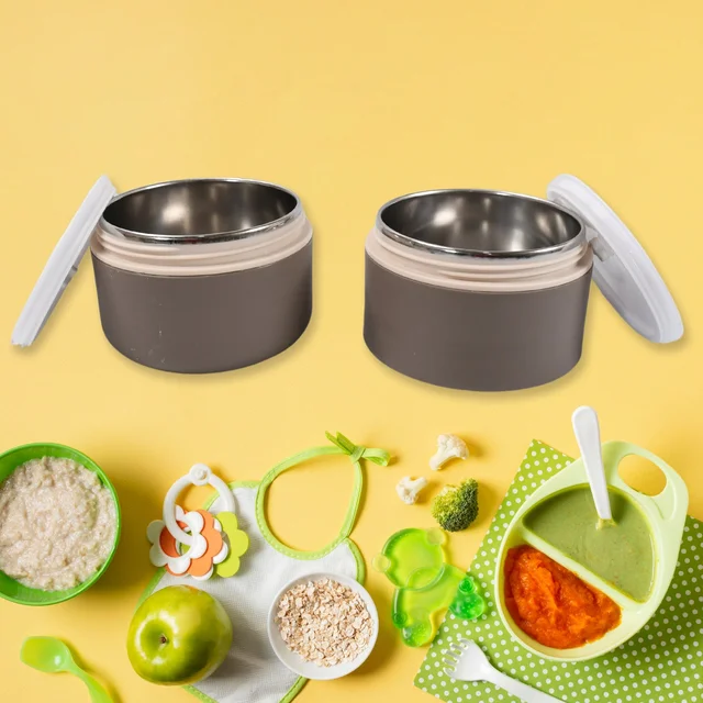 Stainless Steel Lunch Box – 2-Layer Leak-Proof for Office & School | Ganesh