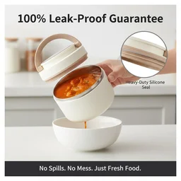 Stainless Steel Lunch Box – 3 Layer, Leak-Proof | Ganesh