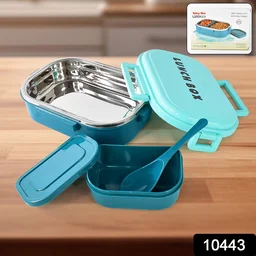 Stainless Steel Lunch Box – 3-in-1 Leakproof Set | Lunchie Bunchie