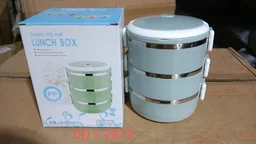 Stainless Steel Lunch Box – 3-Layer Insulated Hot Food Carrier | Lunchie Bunchie