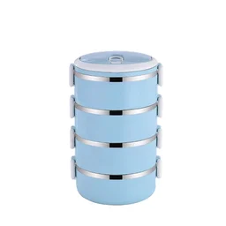Stainless Steel Lunch Box – 4 Layer Insulated Tiffin | Lunchie Bunchie