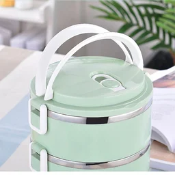 Stainless Steel Lunch Box – 4 Layer Insulated Tiffin | Lunchie Bunchie