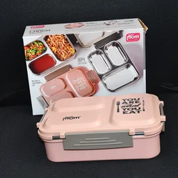 Stainless Steel Lunch Box – Premium 3-Partition Leakproof Tiffin