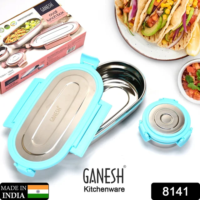Stainless Steel Lunch Box Set of 2 | Ganesh