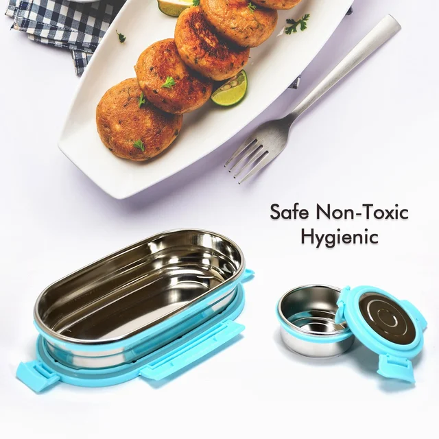Stainless Steel Lunch Box Set of 2 | Ganesh