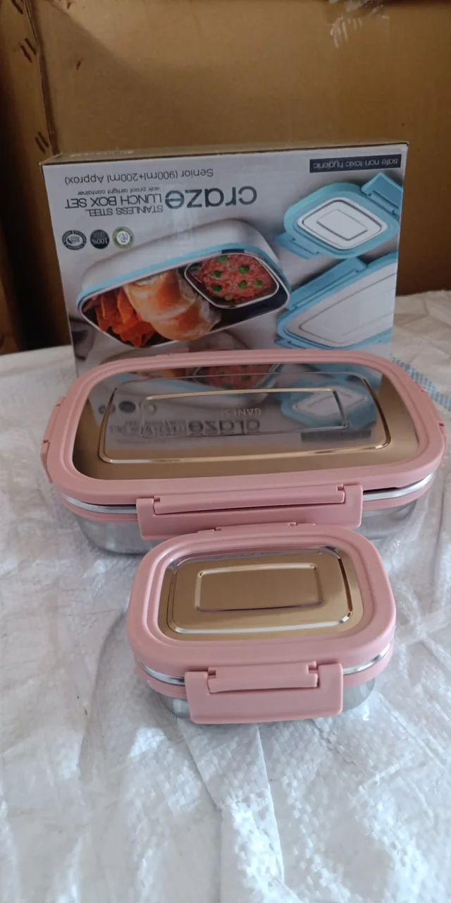 Stainless Steel Lunch Pack – Leakproof & Compact | Ganesh