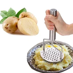 Stainless Steel Masher – Durable Hand Smasher for Kitchen | Mini Bubbles