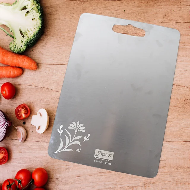 Stainless Steel Medium Chopping Board – Durable & Rust-Resistant