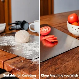 Stainless Steel Medium Chopping Board – Durable & Rust-Resistant