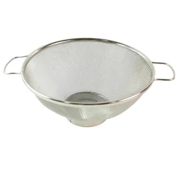 Stainless Steel Mesh Colander – Durable Kitchen Strainer with Handles