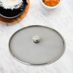 Stainless Steel Mesh Splatter Guard – Safe & Mess-Free Frying