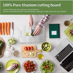 Stainless Steel Multipurpose Chopping Board – Large & Durable