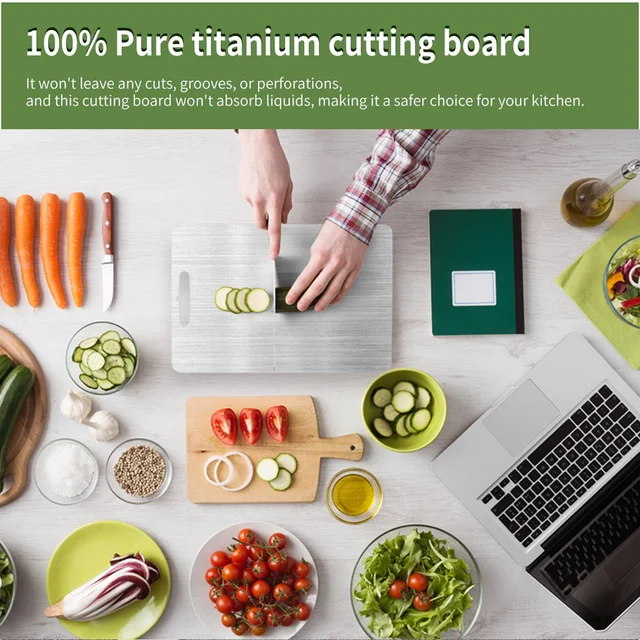 Stainless Steel Multipurpose Chopping Board – Large & Durable