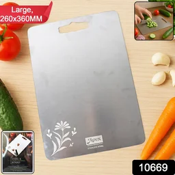 Stainless Steel Multipurpose Chopping Board – Large & Durable