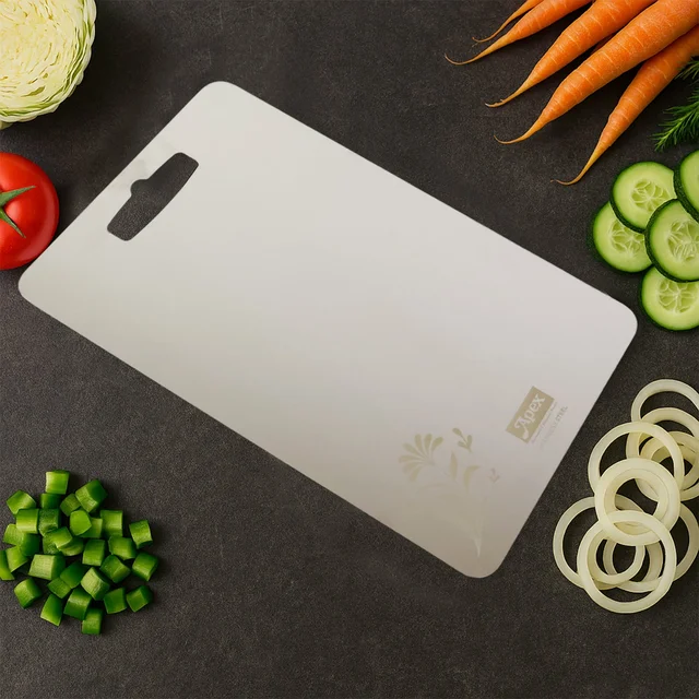 Stainless Steel Multipurpose Cutting Board – Compact 210x320mm