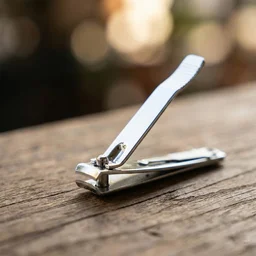 Stainless Steel Nail Clippers – Compact Set with Keychain Holder