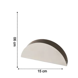 Stainless Steel Napkin Holder – Sleek Half-Moon Design