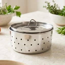 Stainless Steel Paneer Maker Mould with Lid for Cheese and Tofu Pre...