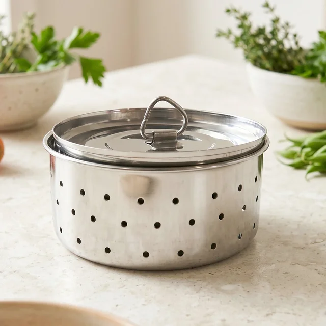 Stainless Steel Paneer Maker Mould with Lid for Cheese and Tofu Pre...