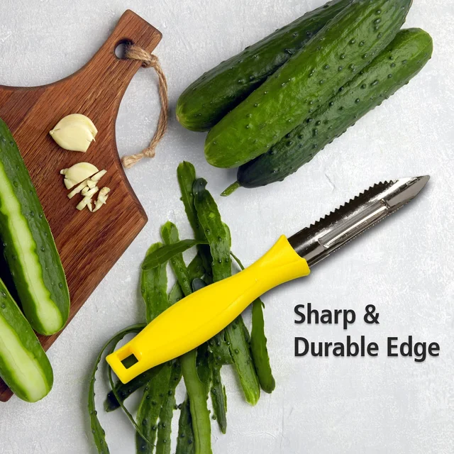 Stainless Steel Peeler – Classic Design for Easy Peeling | Ganesh