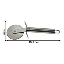 Stainless Steel Pizza Cutter – Sharp Rotary Blade & Ergonomic Handle